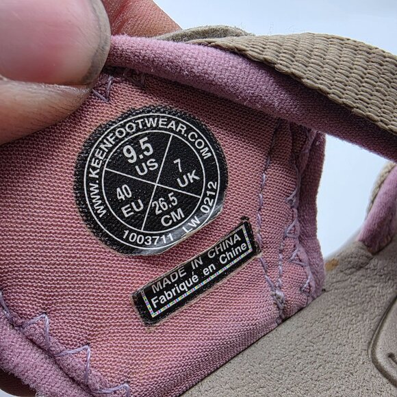 KEEN Whisper Sandals Womens Size 9.5 Brown Pink Sandals Closed Toe Casual Summer - Picture 6 of 13